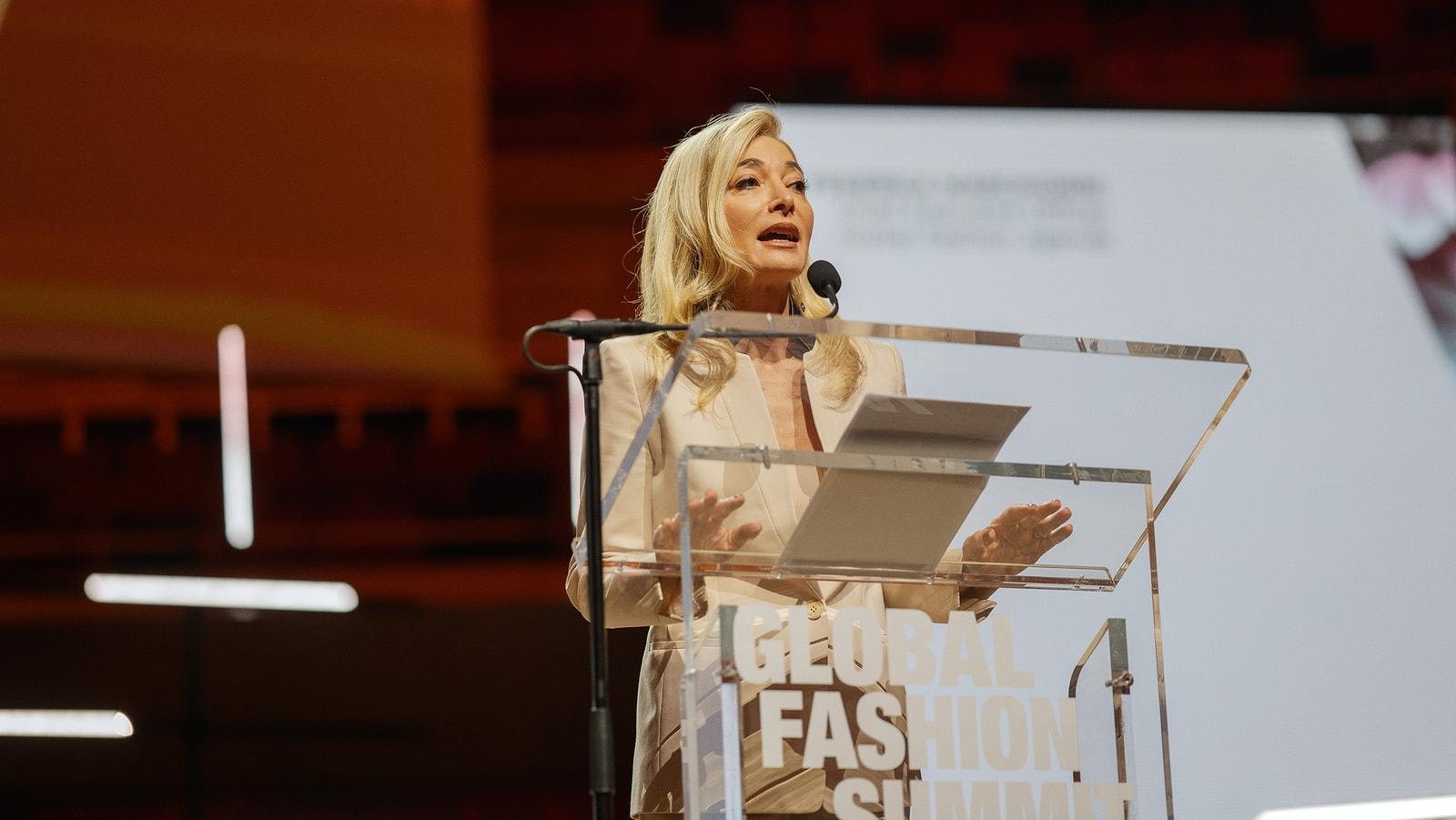 Federica Marchionni (courtesy Global fashion agenda)