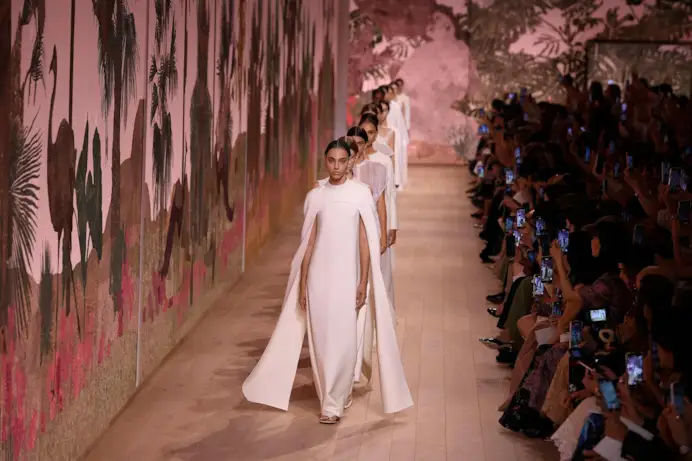 The finale of the Dior haute couture show (courtesy Dior)