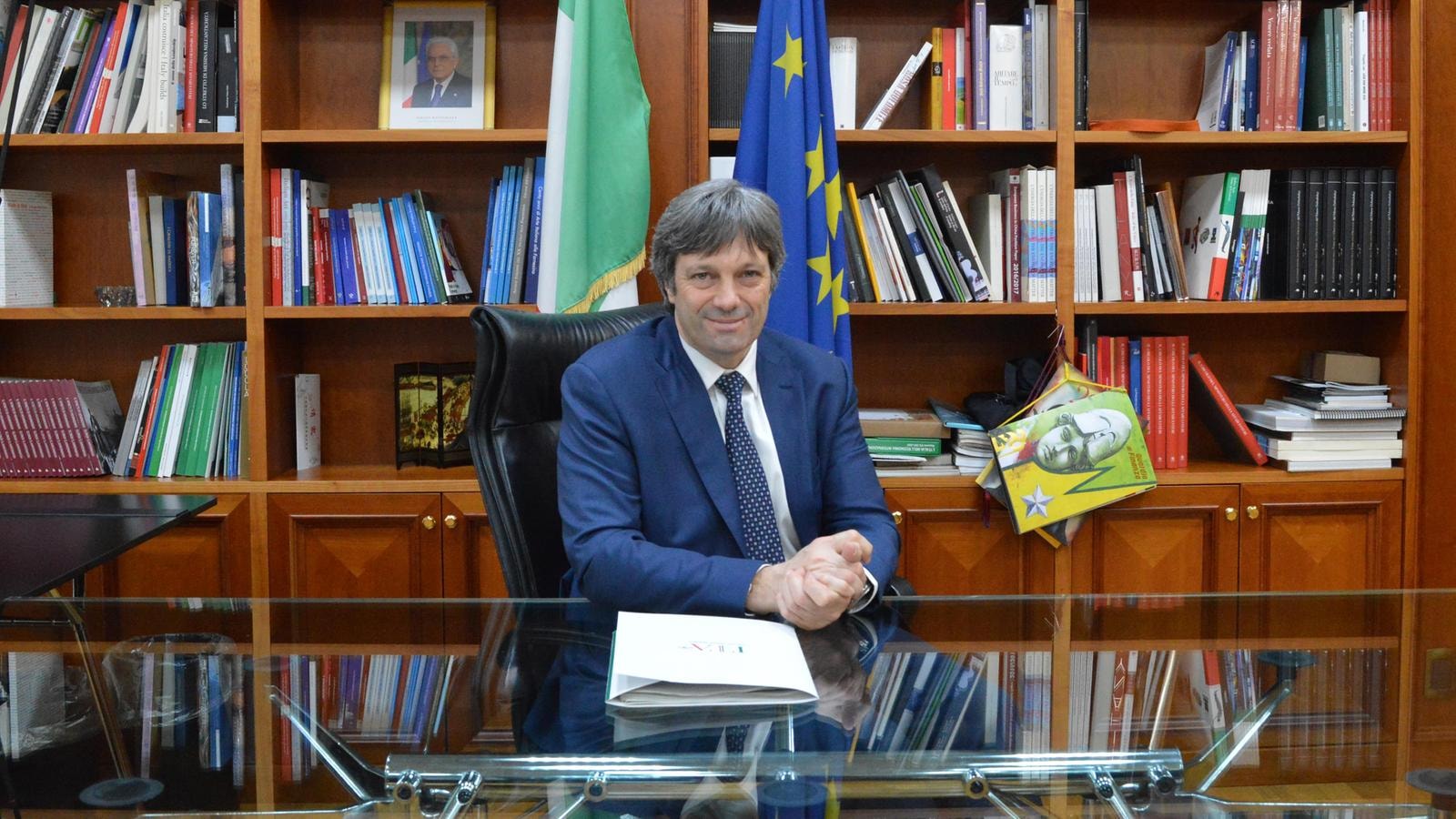 A portrait of Matteo Zoppas, president of Ice agency (courtesy Ice agency)