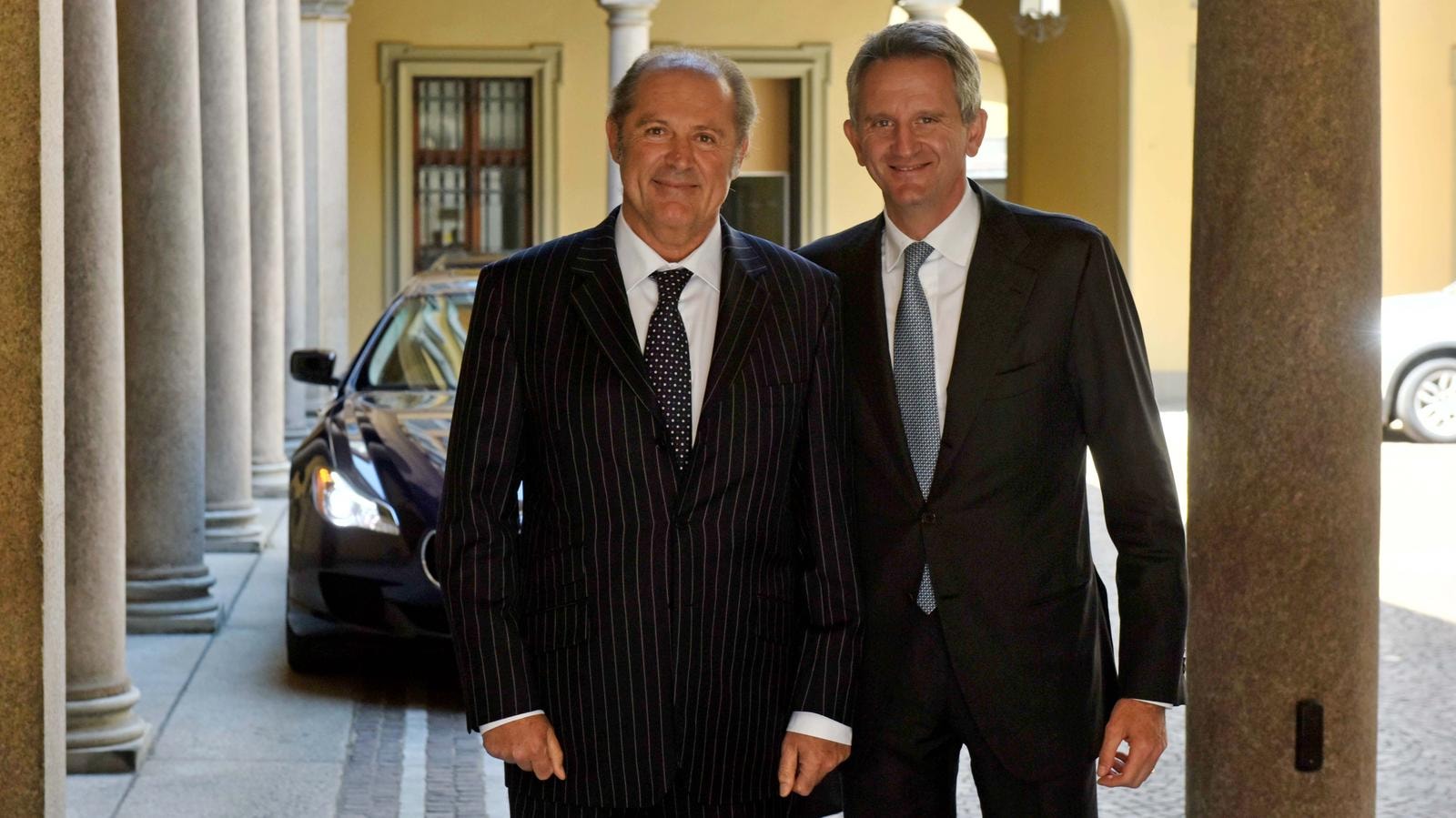 Da sinistra, Philippe Donnet e Alberto Nagel
