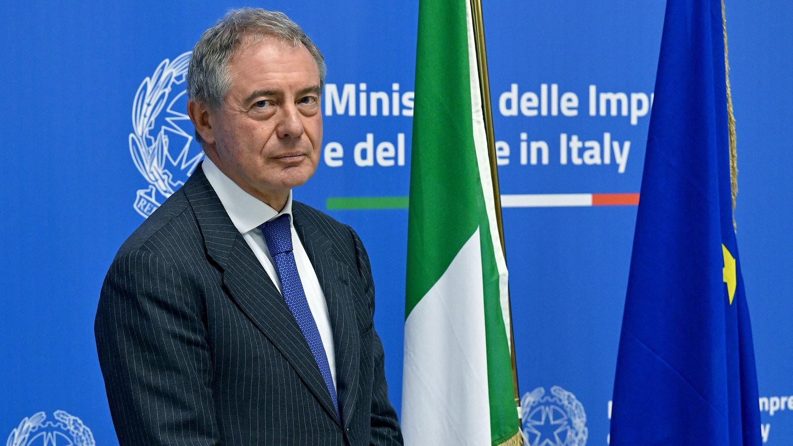 Il ministro Adolfo Urso