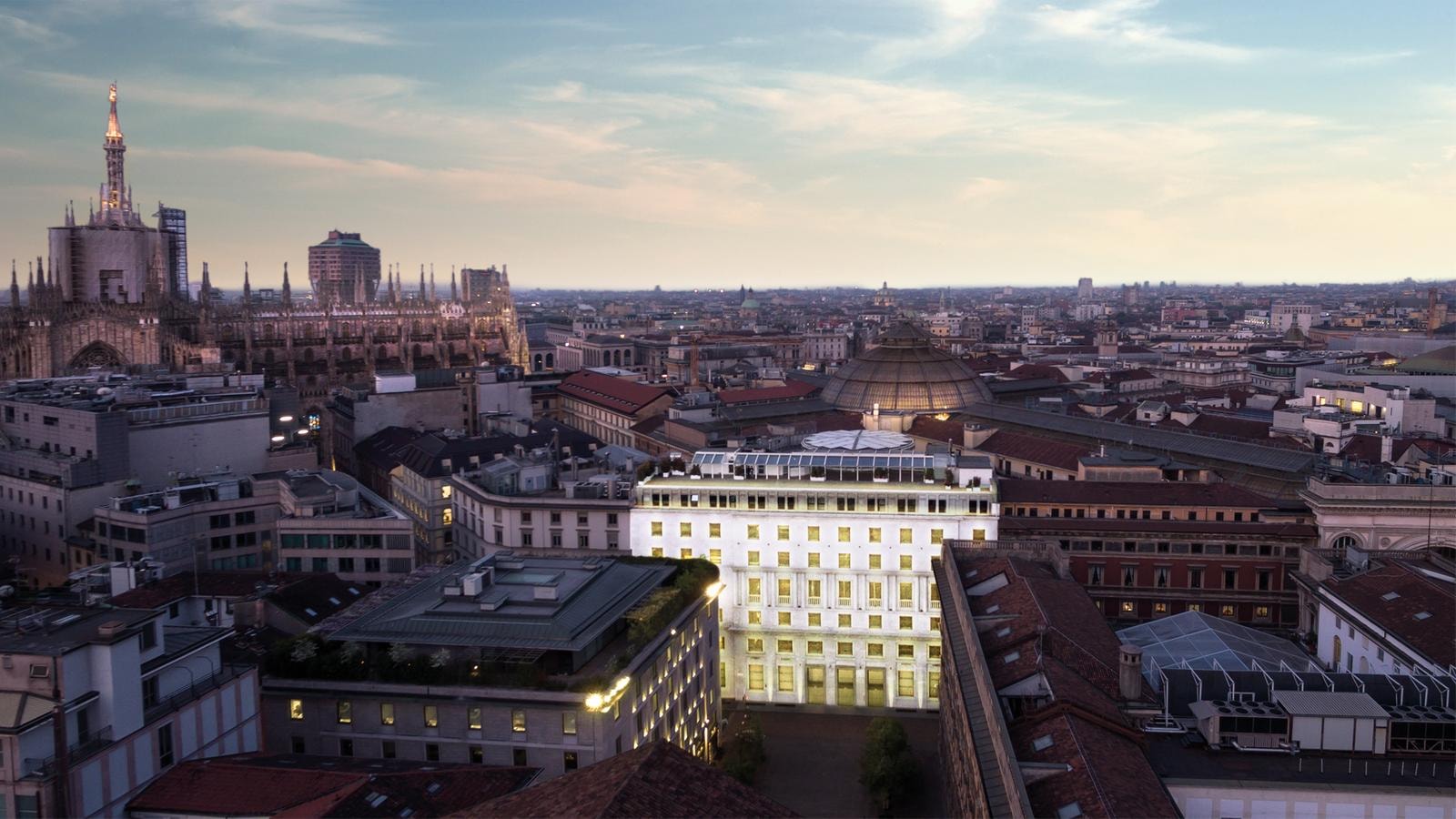 Un render di Palazzo San Fedele alla fine dei lavori (courtesy Coima)