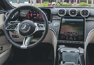 Mercedes C300e, la station wagon confortevole plug-in hybrid