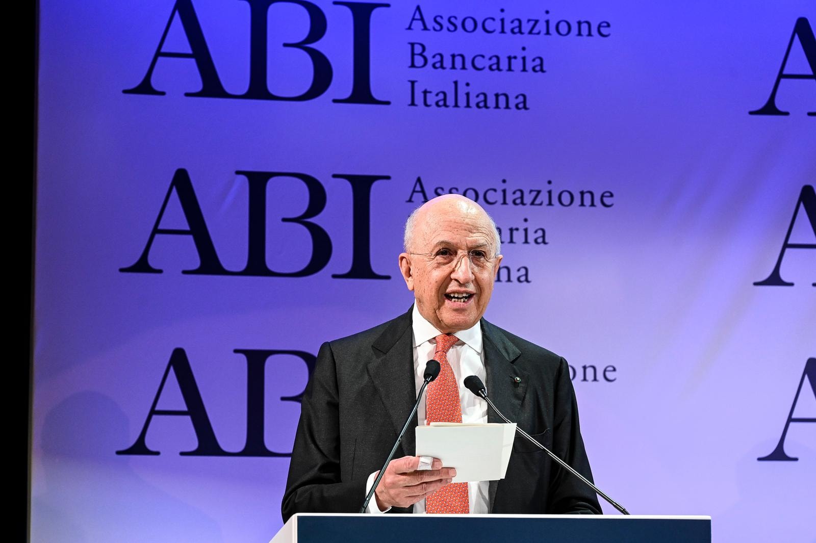 Antonio Patuelli, presidente Abi