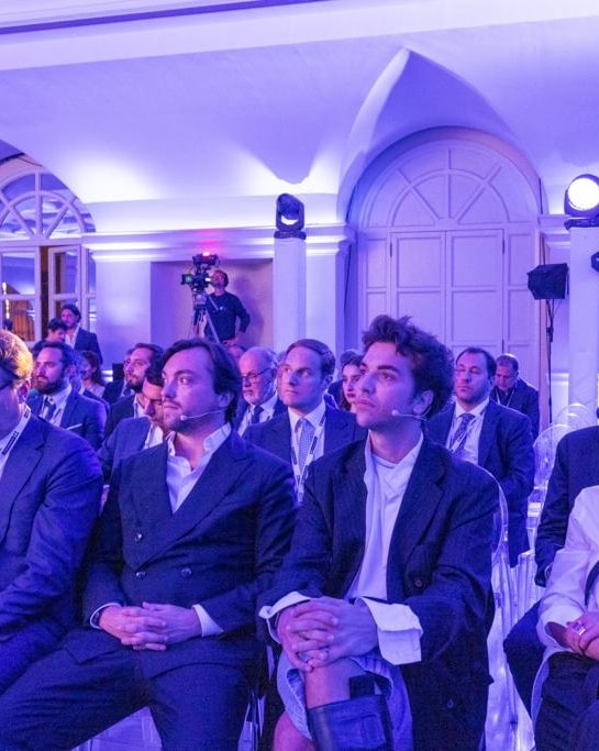 Giordano e Giuliano Calza in un momento di Investire nei megatrend