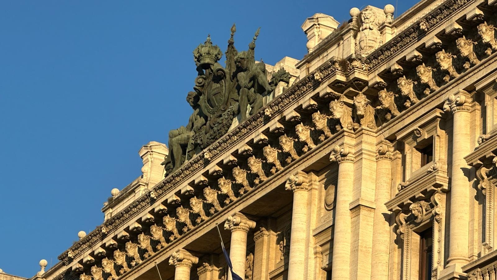 Dettaglio di Palazzo Koch (Banca d'Italia), Roma