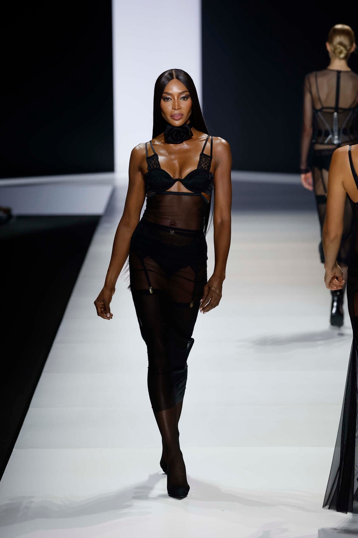 Naomi Campbell in Dolce&Gabbana (courtesy Dolce&Gabbana)