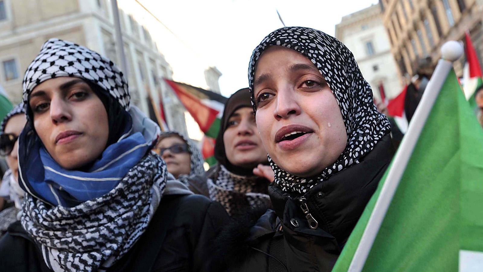 Manifestazione pro Palestina a Roma