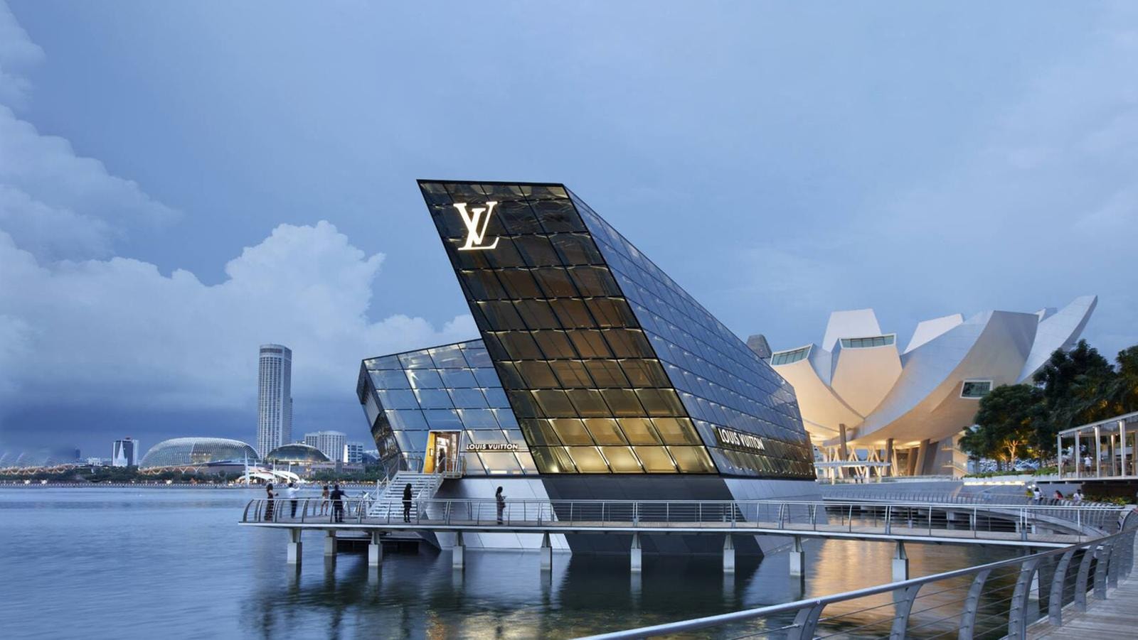 Il building Louis Vuitton a Singapore (courtesy Louis Vuitton Malletier / Stéphane Muratet)