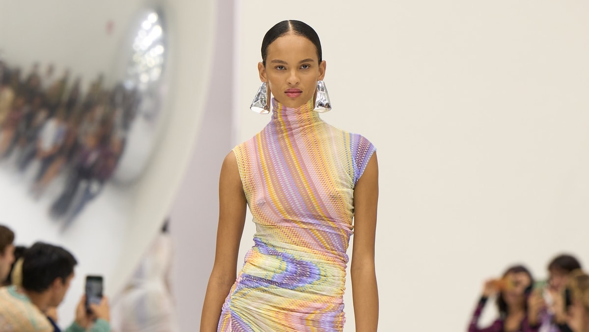 Un look missoni spring-summer 2024 (ph Isidore Montag, courtesy Missoni)