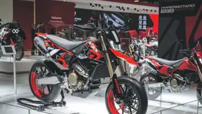 Lo spazio Ducati in Eicma con l’Hypermotard 698 mono