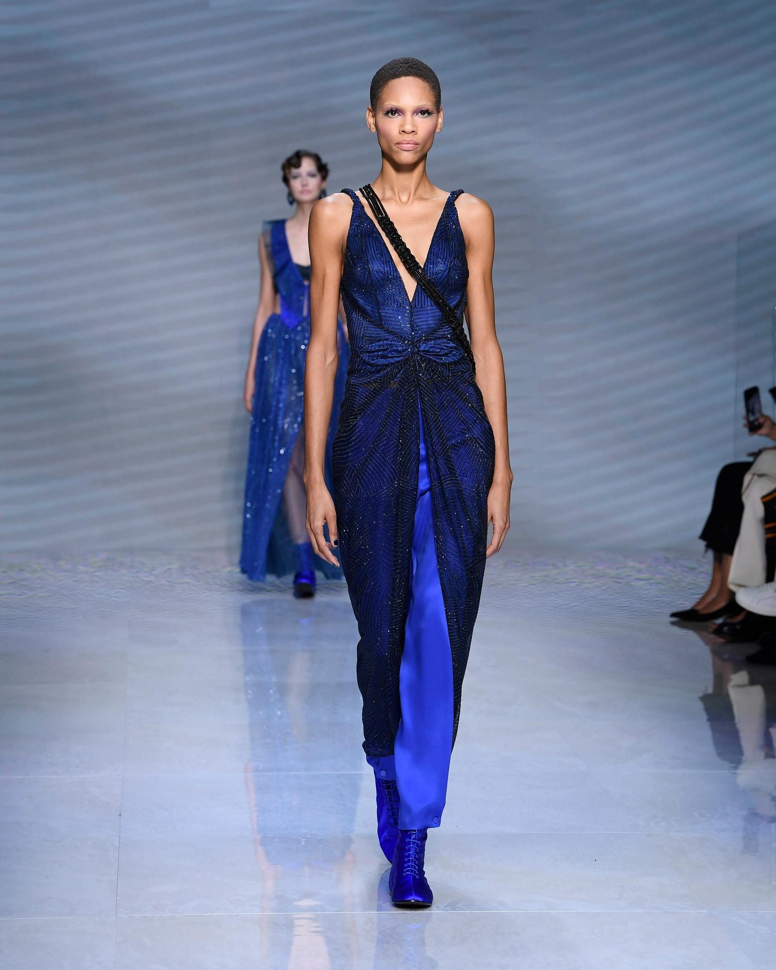 Un look Giorgio Armani spring-summer 2024 (courtesy Giorgio Armani )