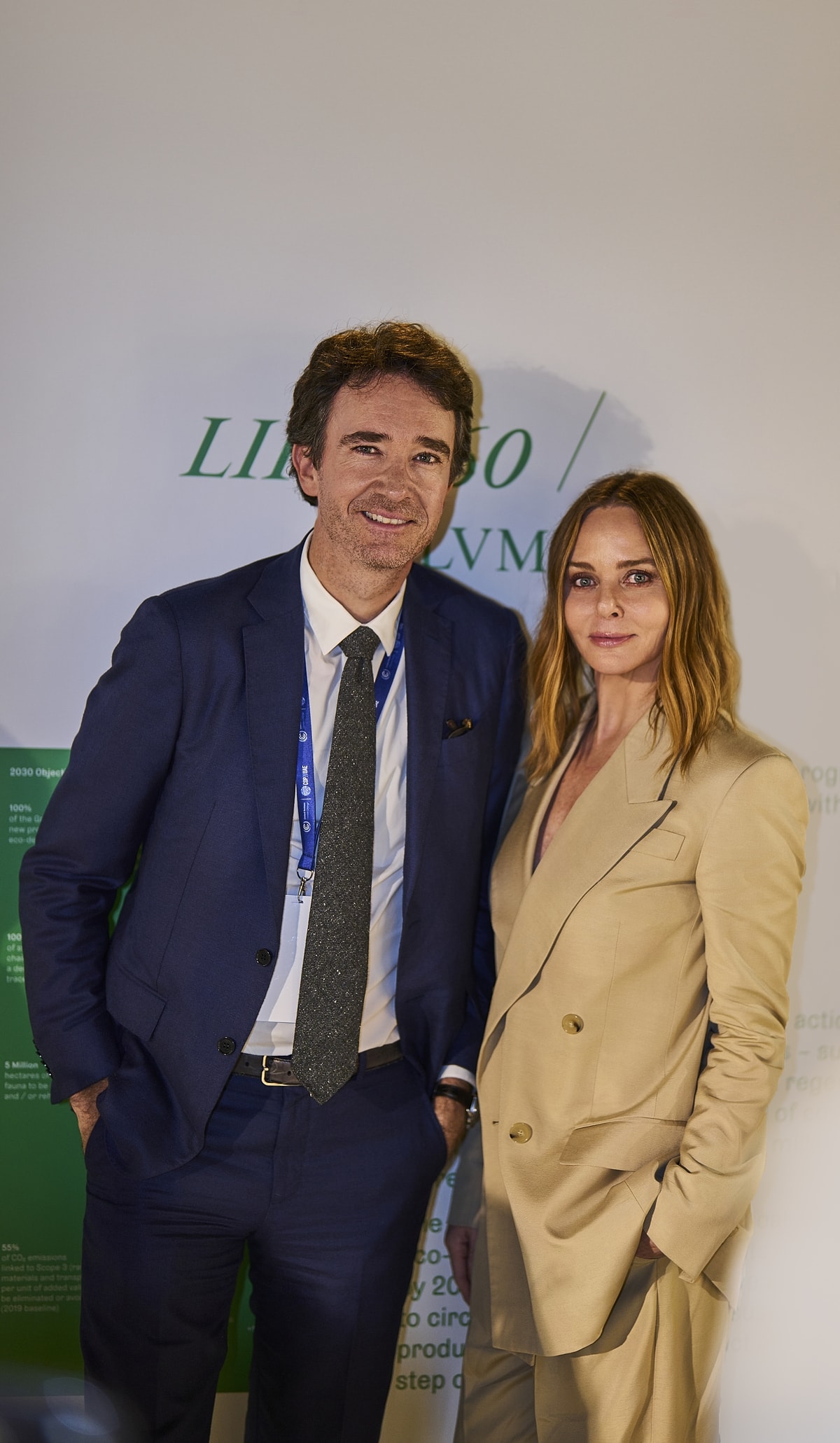 Antoine Arnault e Stella McCartney a Cop28 (courtesy Stella McCartney)