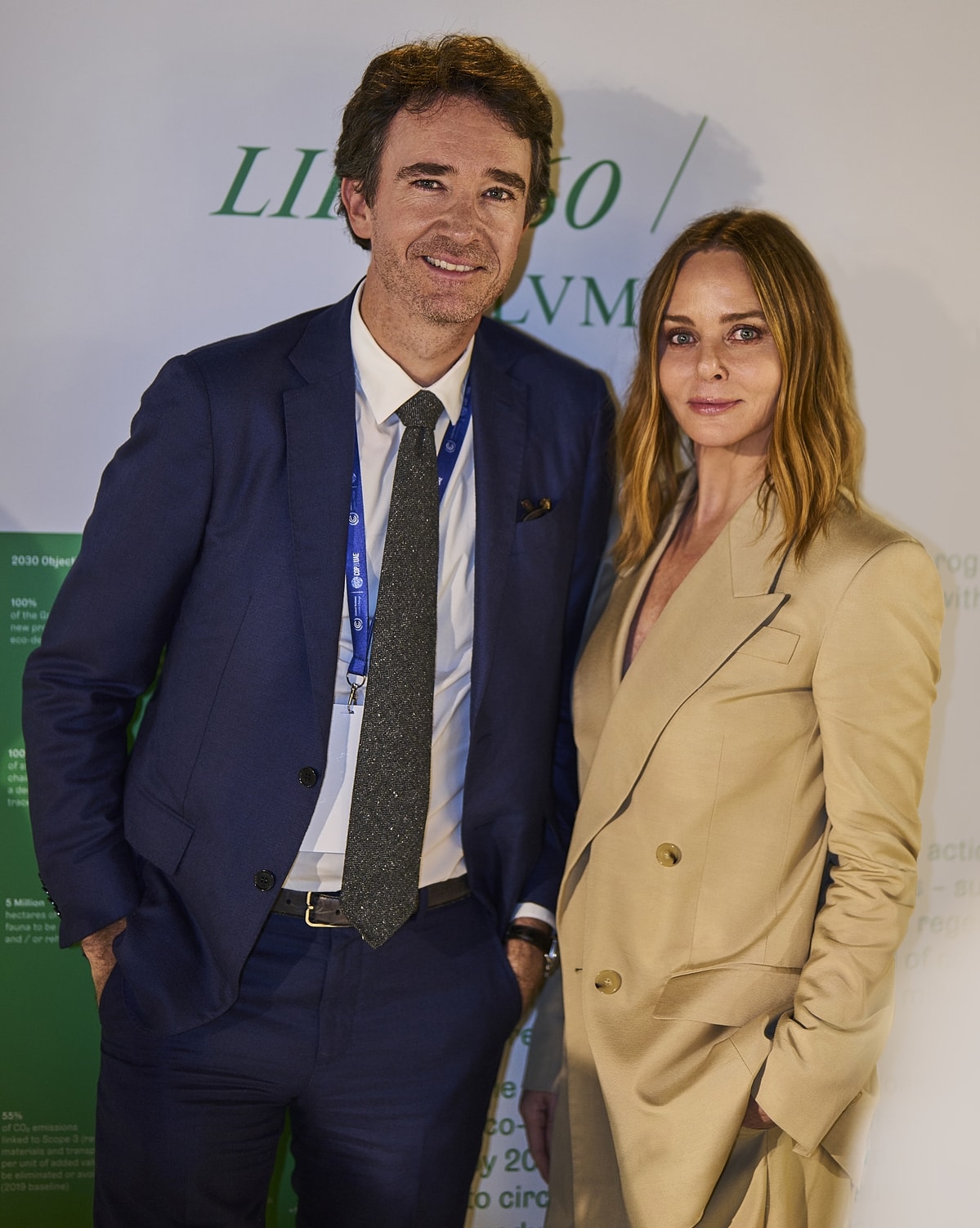 Antoine Arnault e Stella McCartney a Cop28 (courtesy Stella McCartney)
