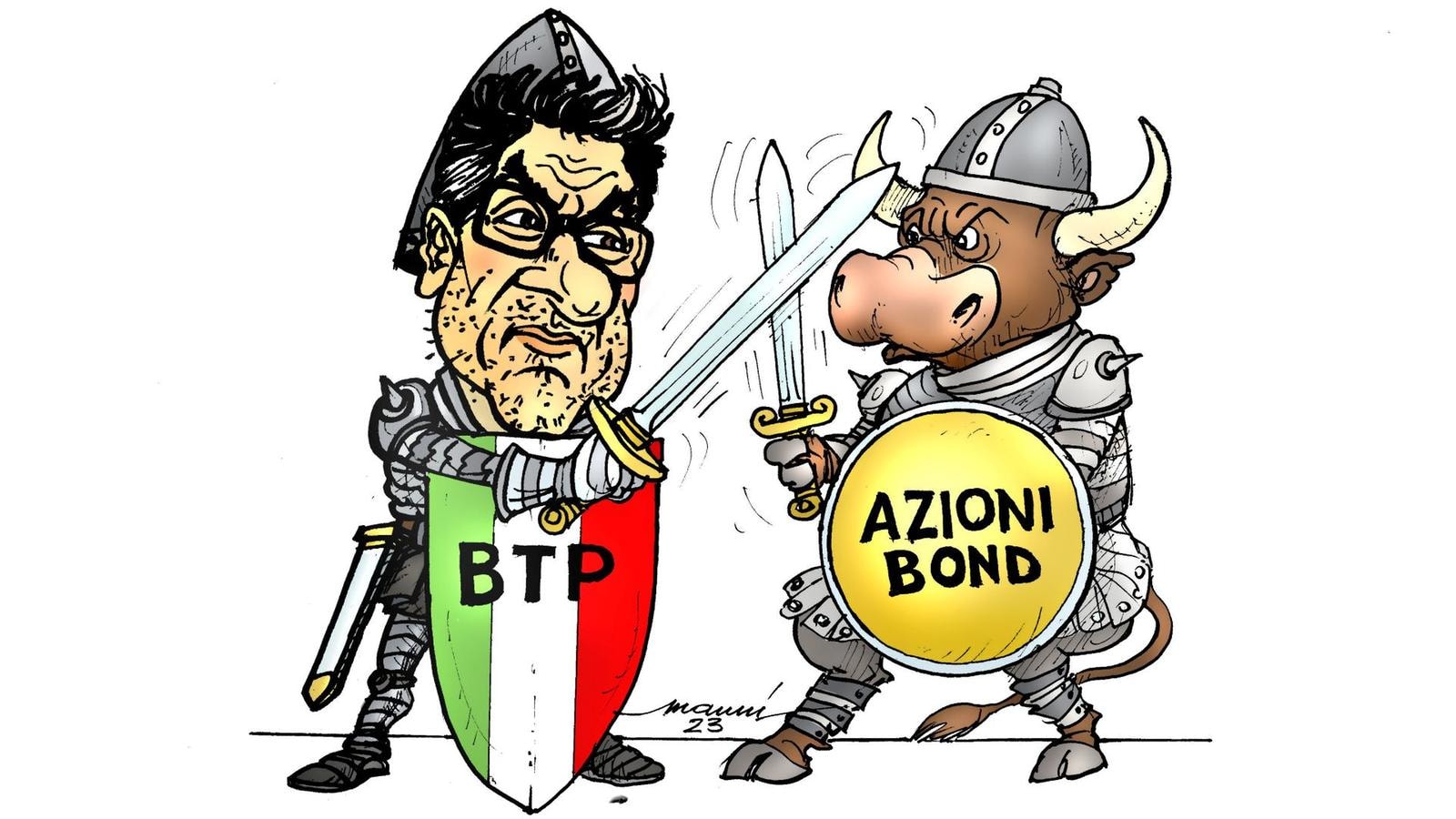 Btp contro azioni e bond