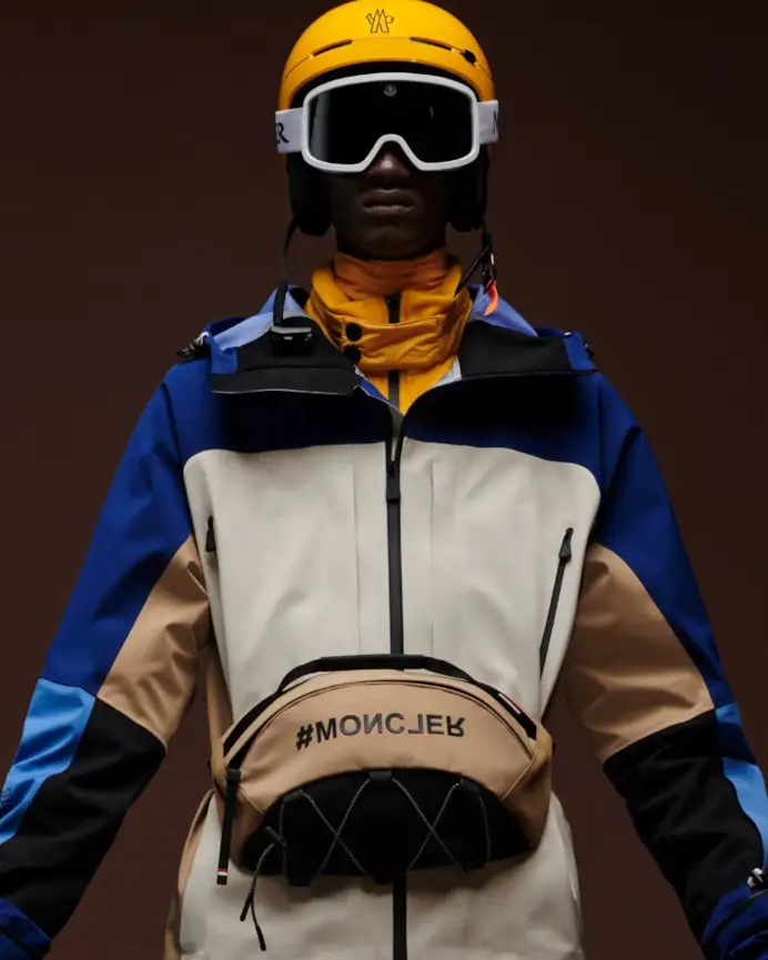 Un look Moncler Grenoble Fall-winter 2023 (courtesy Moncler)