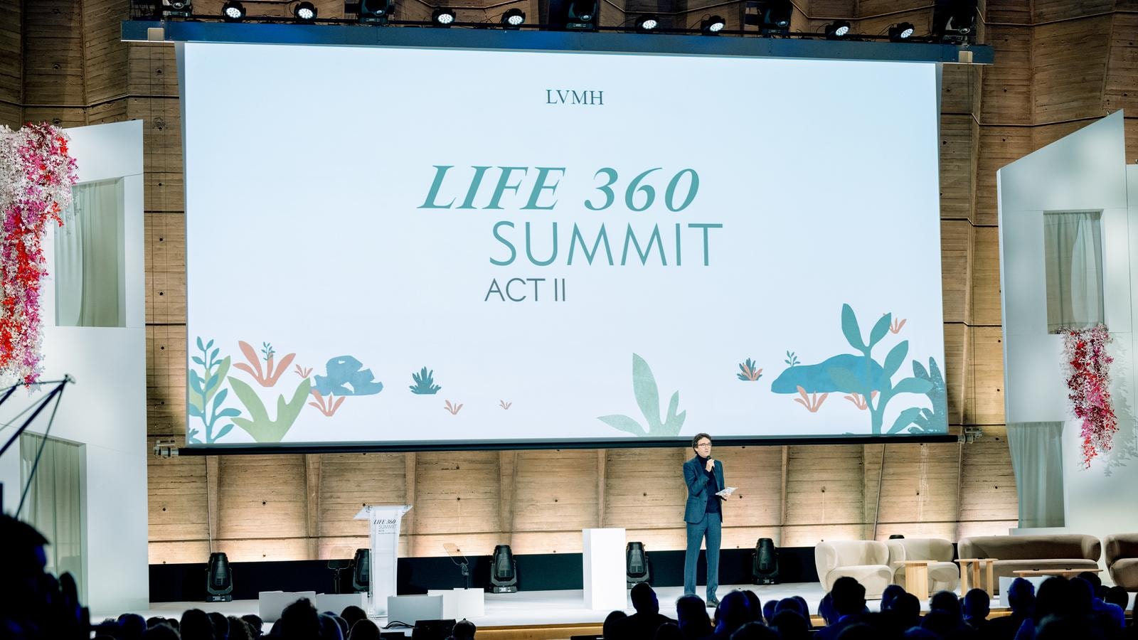 Antoine Arnault sul palco del Life 360 summit di Lvmh (ph Philippe Servent, courtesy Lvmh)