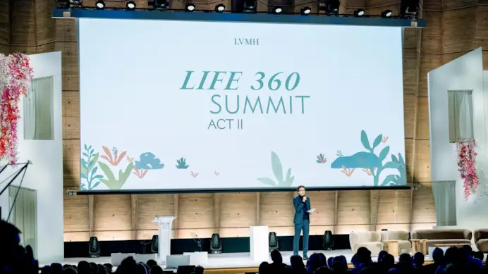 Antoine Arnault sul palco del Life 360 summit di Lvmh (ph Philippe Servent, courtesy Lvmh)