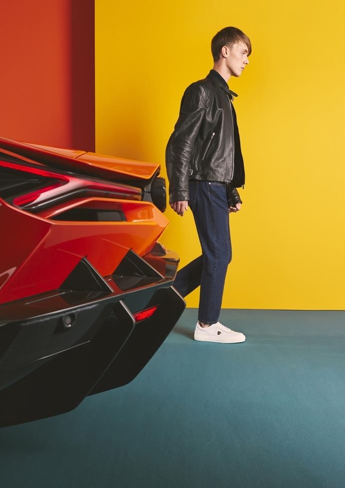 A shot of the Tod's capsule for Automobili Lamborghini (courtesy Tod's)