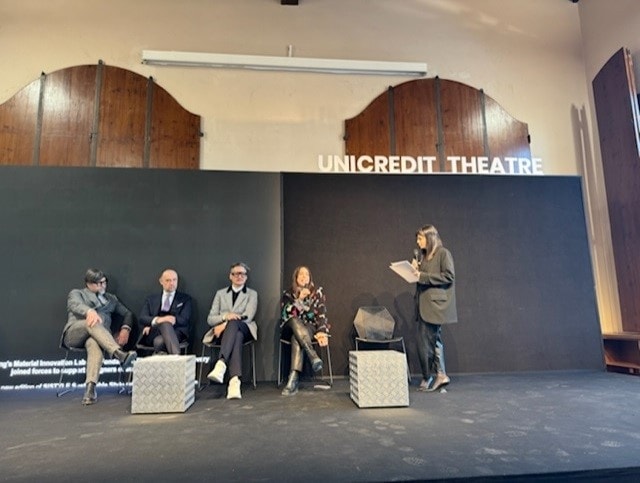 Un momento del talk a Pitti