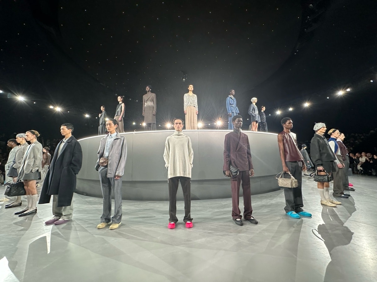 Un momento dello show Dior fall-winter 2024/25