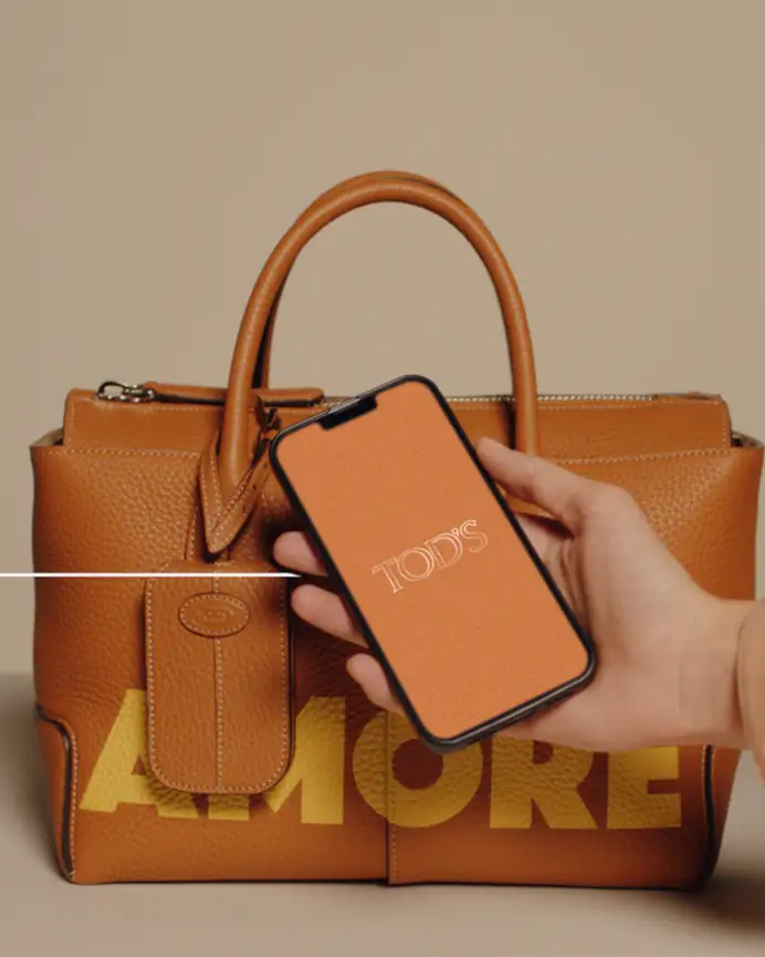 Il Tod's digital product passport (courtesy Tod's)