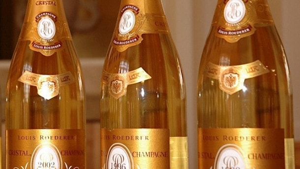 Cristal ros&eacute;, magnum in rialzo