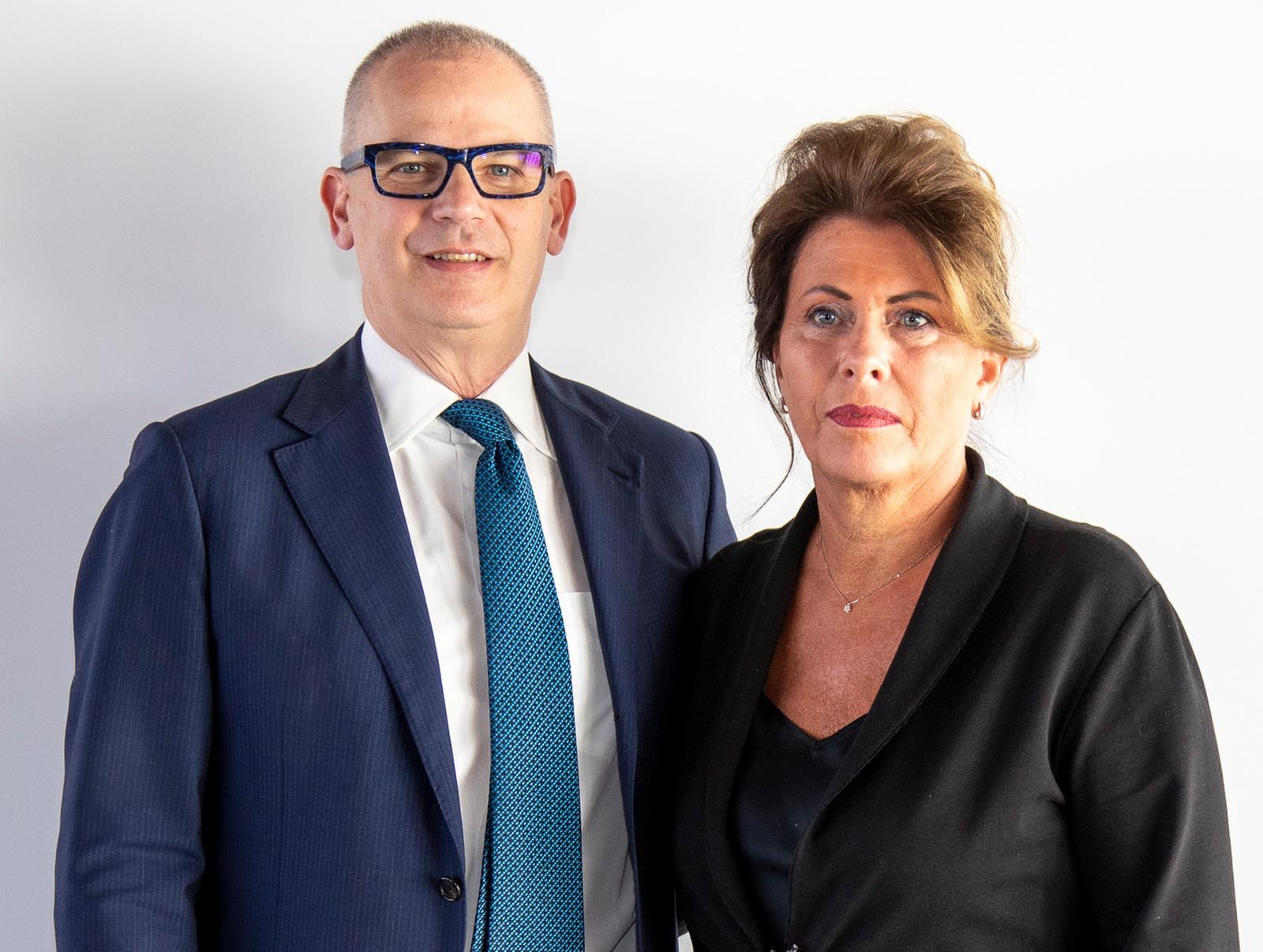 Da sinistra, Giovanni Vitaloni e Lorraine Berton