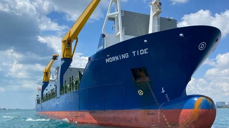 La nave Morning Tide (Furadino Shipping)