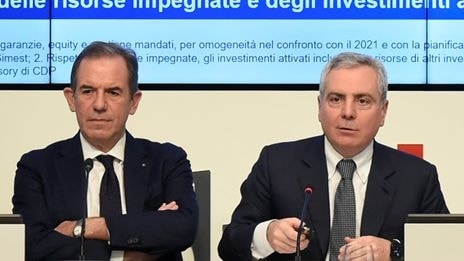Da sinistra, Giovanni Gorno Tempini e Dario Scannapieco