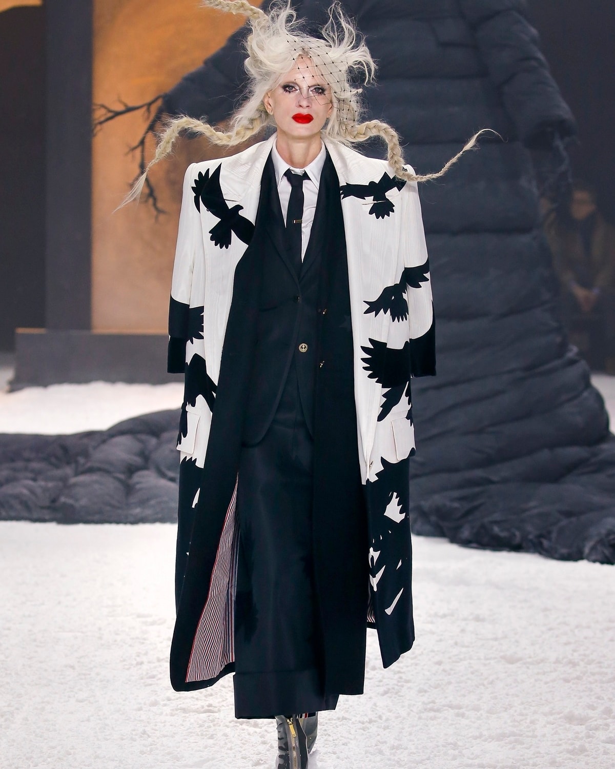Un look Thom Browne fall-winter 2024/25 (courtesy Thom Browne)