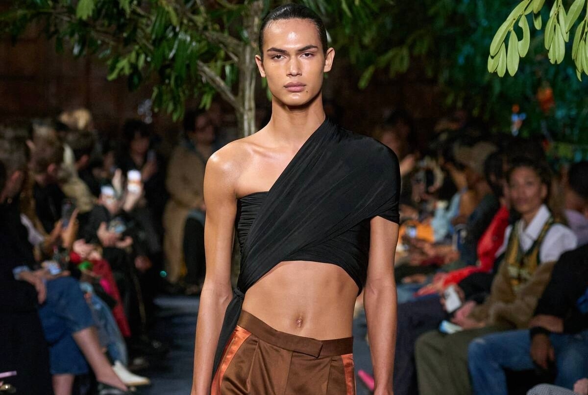Un look Ahluwalia fall-winter 2024/25 (courtesy Ahluwalia)