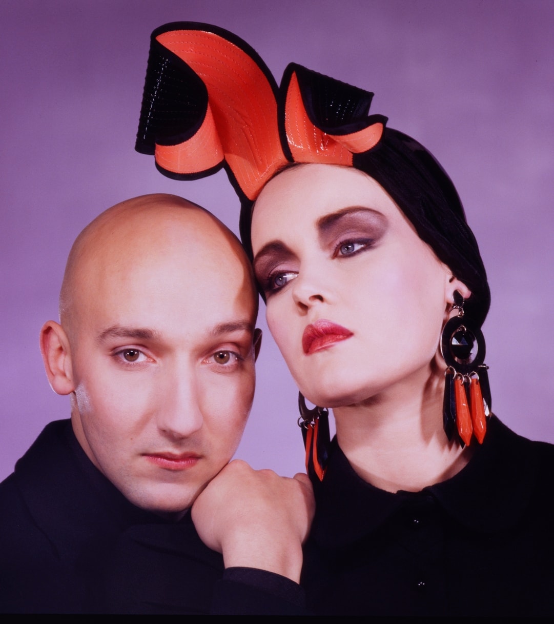 Stephen Jones e Sibylle de Saint Phalle (courtesy Stephen Jones)