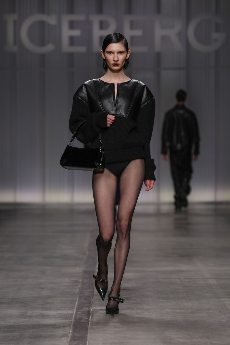 Un look fall-winter 2024 di Iceberg (courtesy Iceberg)