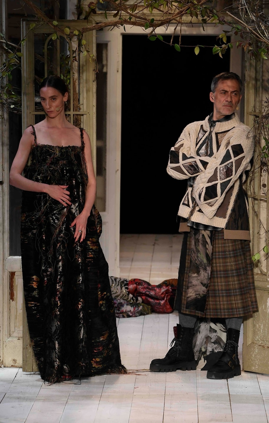 Un momento dello show di Antonio Marras