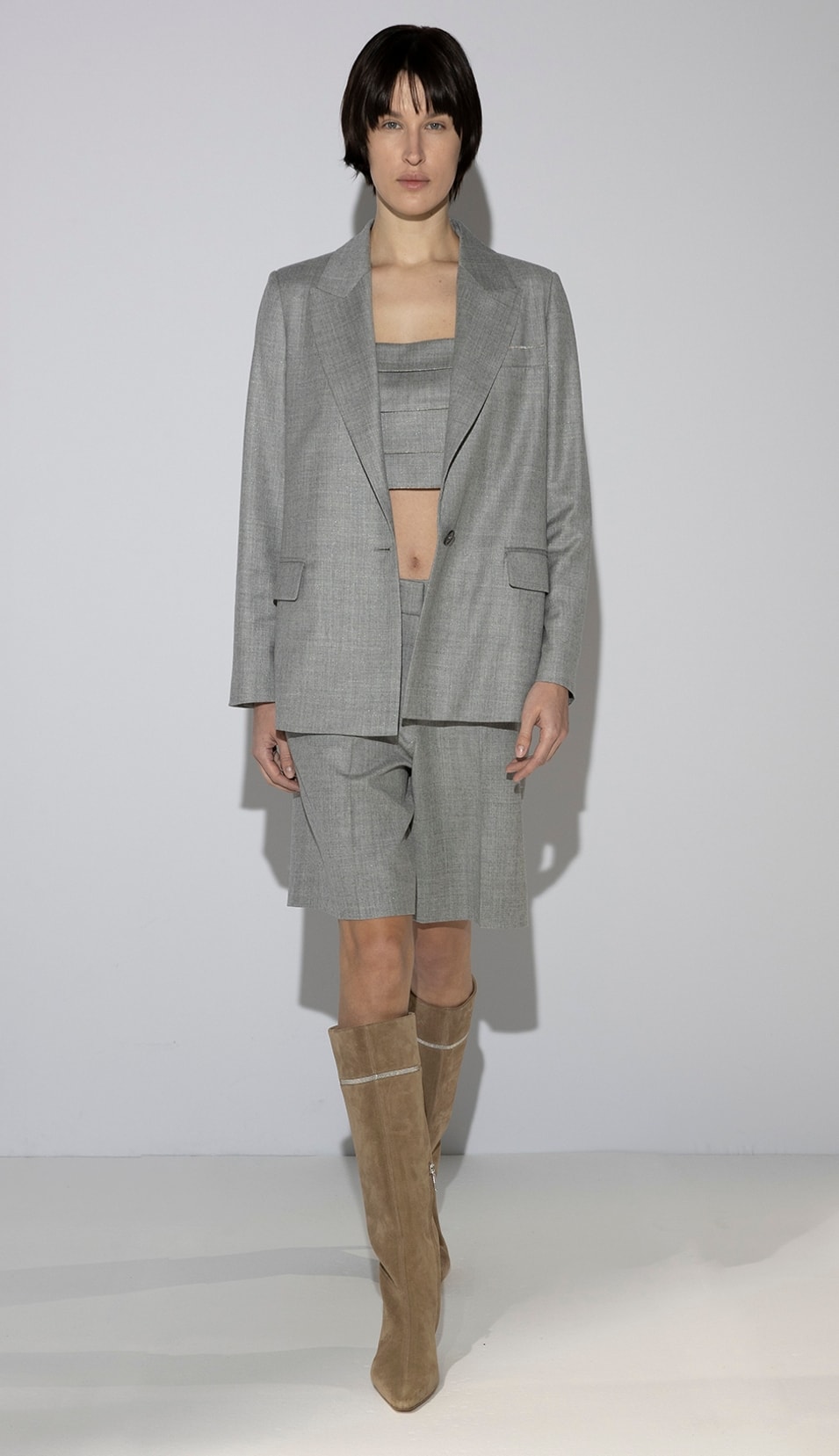 Un look Peserico fall-winter 2024/25 (courtesy Peserico)