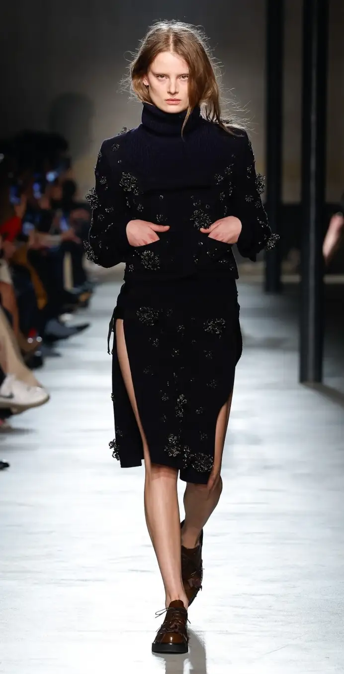 Un look fall-winter 2024/25 di N°21(courtesy N°21)