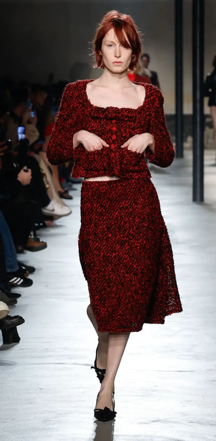 Un look fall-winter 2024/25 di N°21(courtesy N°21)