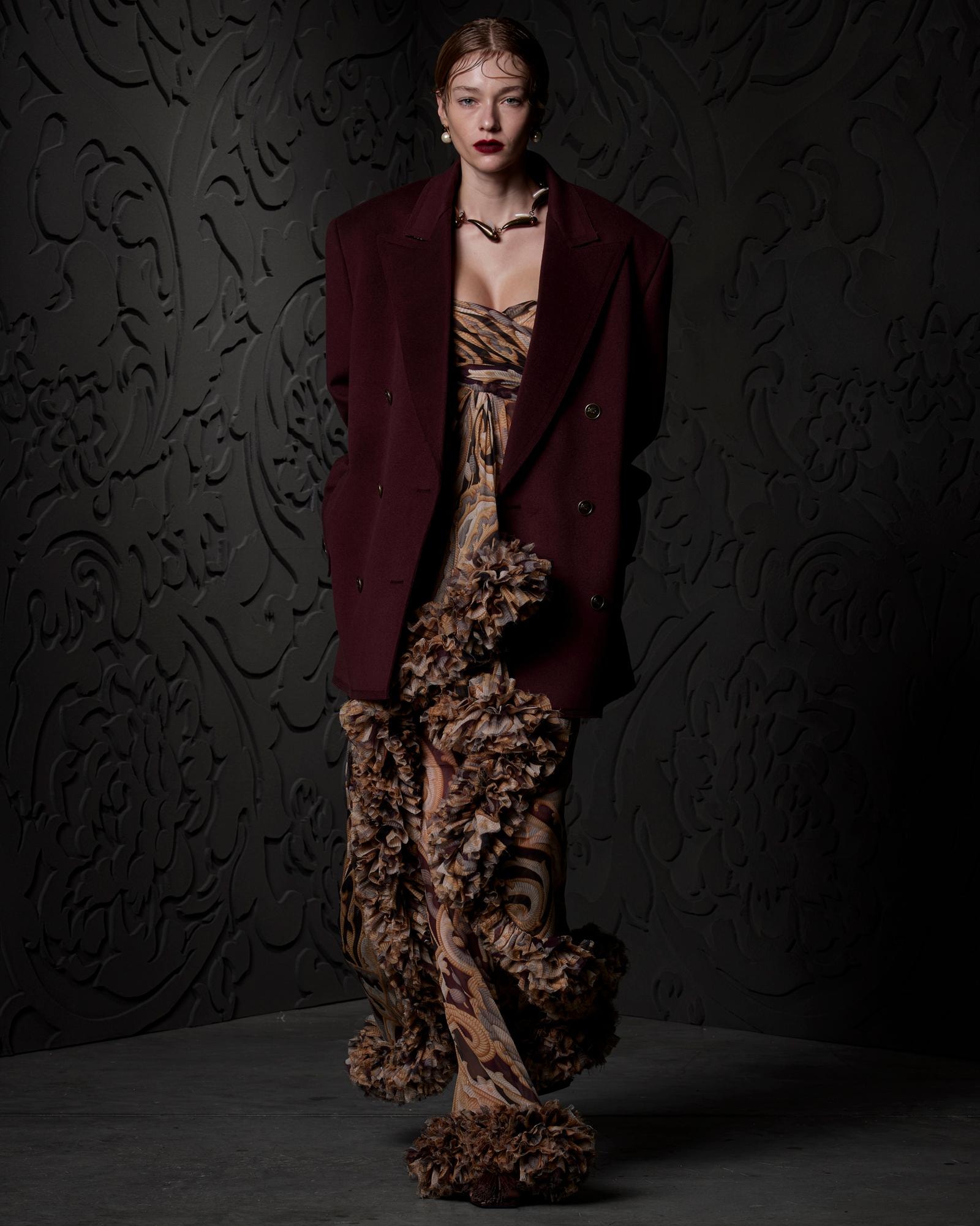 Un look Etro fall-winter 2024 (courtesy Etro)