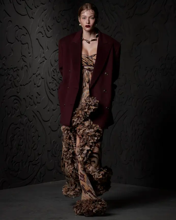 Un look Etro fall-winter 2024 (courtesy Etro)