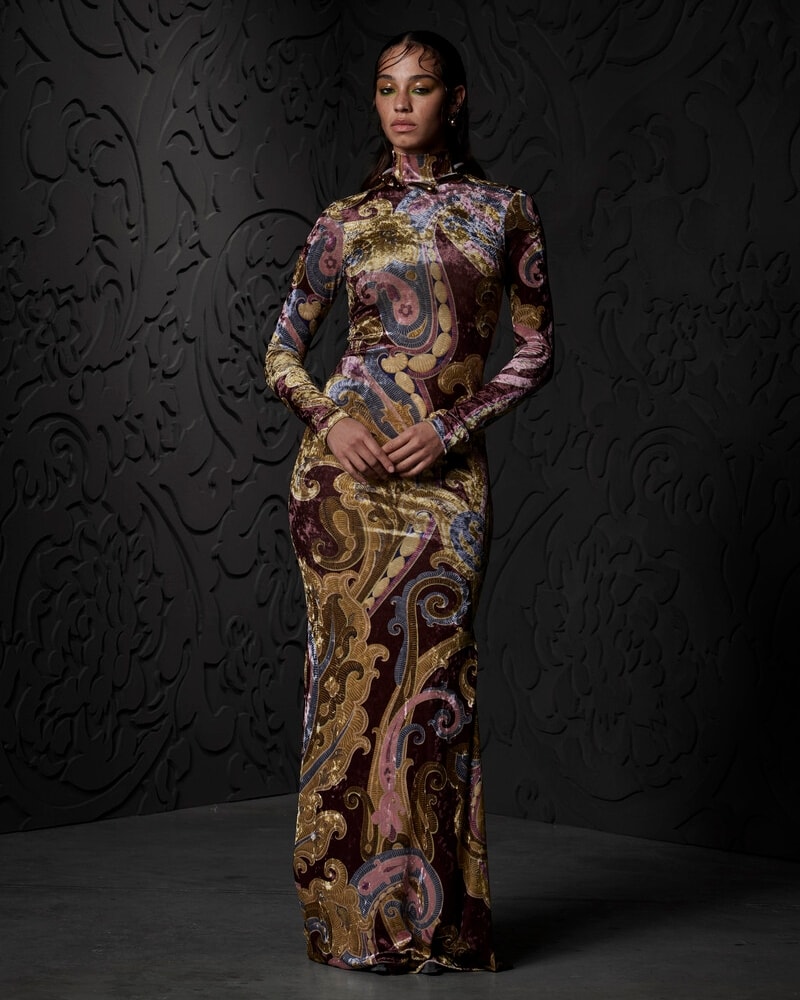 Un look Etro fall-winter 2024 (courtesy Etro)