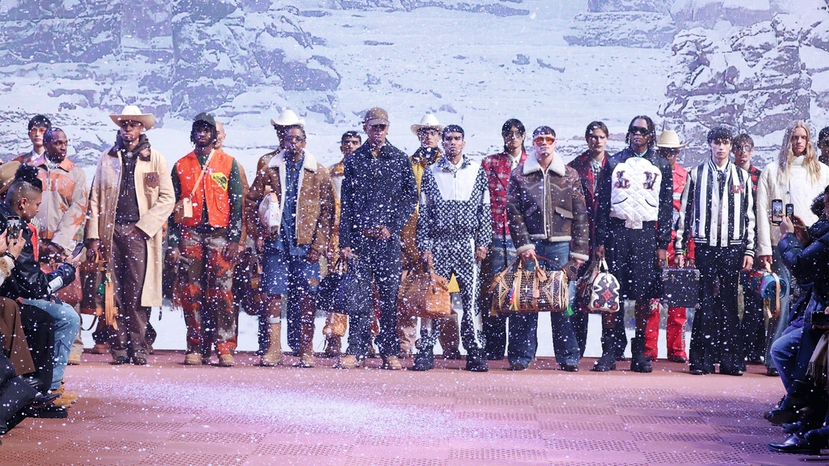Il finale della sfilata Louis Vuitton fall-winter 2024/25 (courtesy Louis Vuitton)