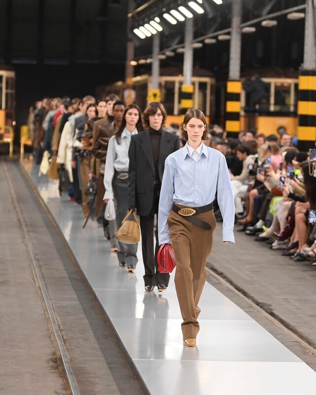 Il finale della sfilata di Tod's fall-winter 2024