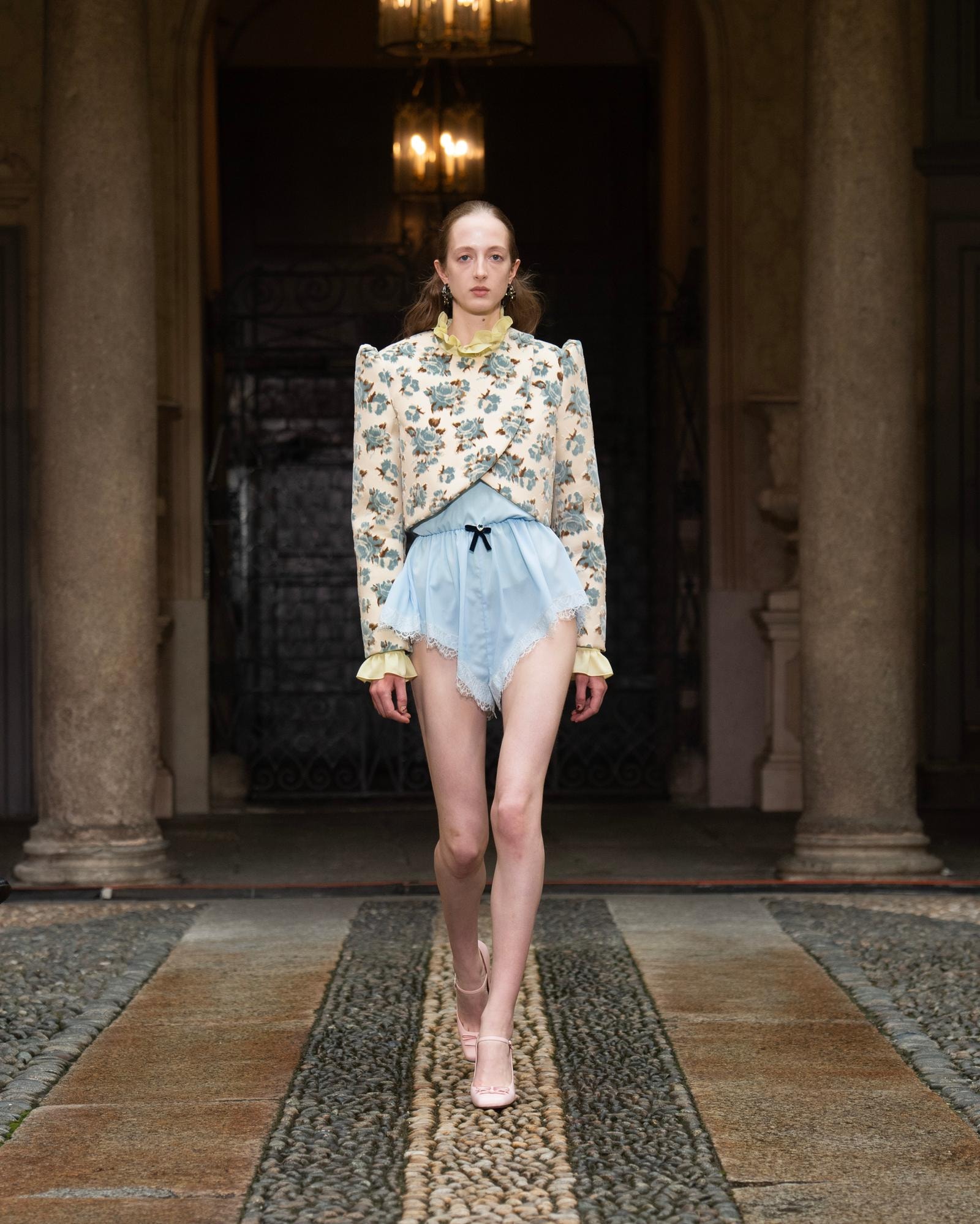 Un look fall-winter 2024/25 di Vivetta (courtesy Vivetta)