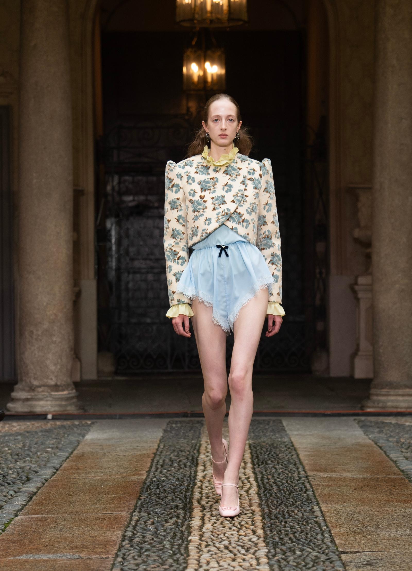Un look fall-winter 2024/25 di Vivetta (courtesy Vivetta)