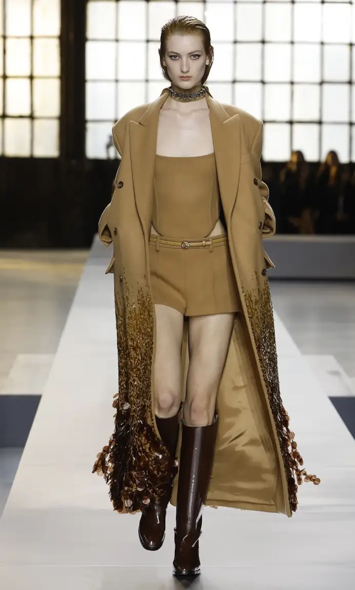 Un look Gucci autunno-inverno 2024/25