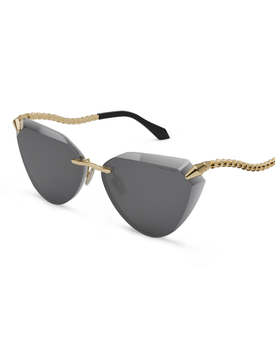 Un modello di occhiali Bulgari (courtesy Bulgari)