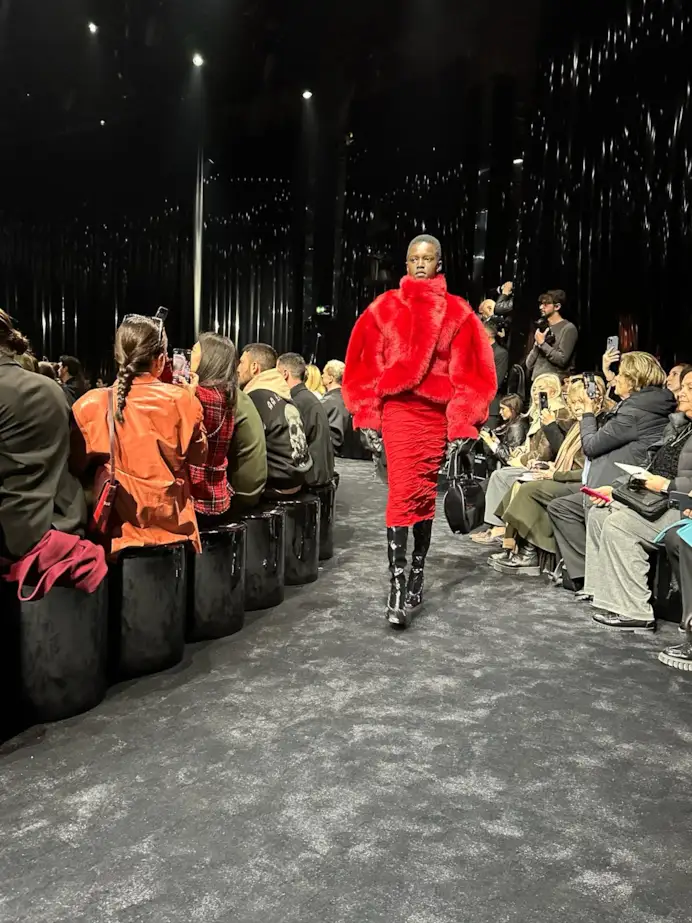 Un momento dello show di Ferrari