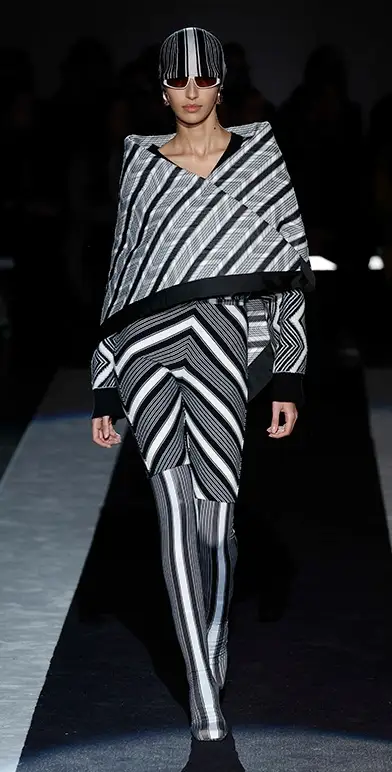 Un look Missoni fall-winter 2024/25 (courtesy Missoni)