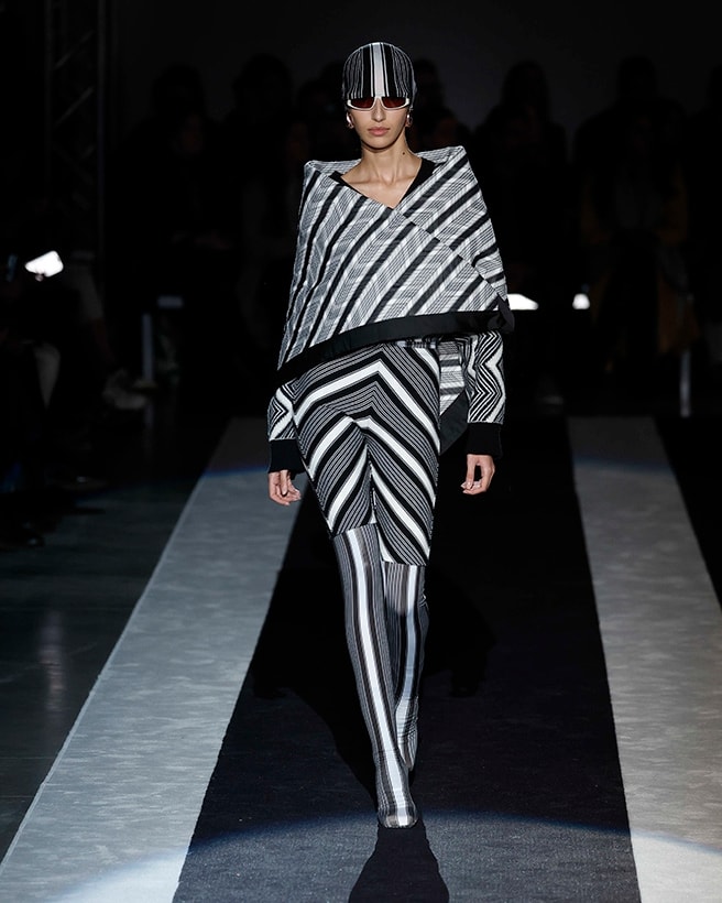 Un look Missoni fall-winter 2024/25 (courtesy Missoni)